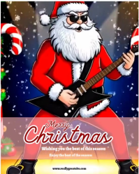 Blue Professional Merry Christmas 2025 Video Templates Instagram Portrait