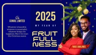 Blue Professional New Year Blog Header template