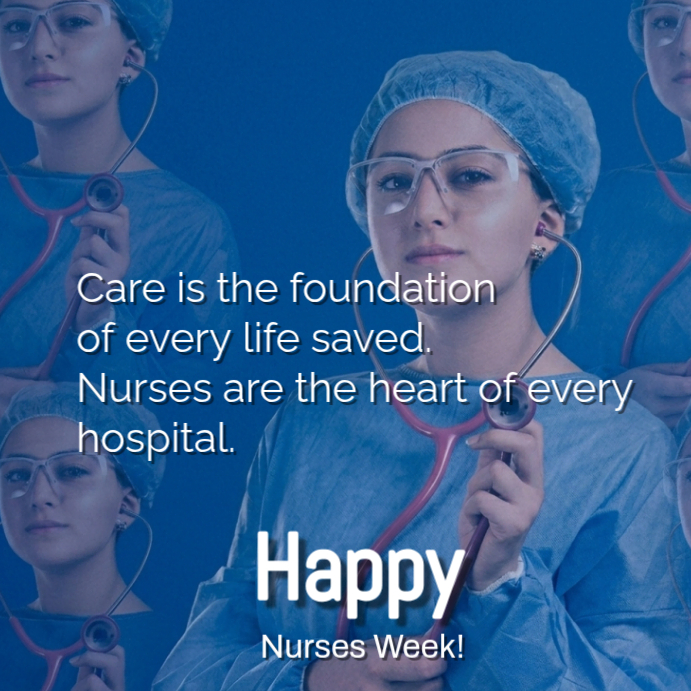 Nurses Week Celebration Template | PosterMyWall