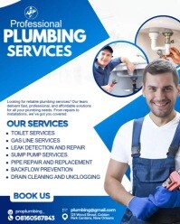 Hvid Plumbing Services Instagram Portrait Template