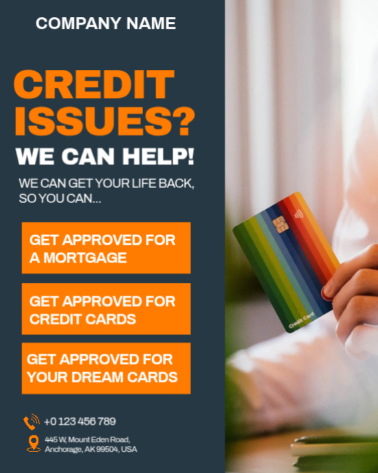 Credit Repair Service Template | PosterMyWall