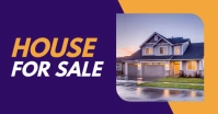 Blue Professional Real Estate Facebook Shared Image template