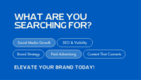 蓝色 Social Media Marketing Ikhadi Lebhizinisi Template - Page 1