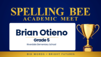 Roxo Spelling Bee Event นามบัตร Template