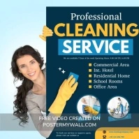 Blue Professional Spring Cleaning  Instagram template