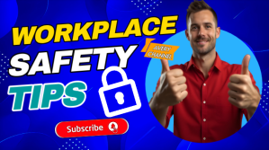 Blue Professional WORK PLACE Youtube Thumbnai template