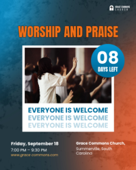 Azul Worship and Praise Event Instagram Portrait Template - Page 4