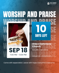 Azul Worship and Praise Event Instagram Portrait Template - Page 3