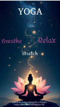 Azul Yoga and Meditation เรื่องราวบน Instagram Template