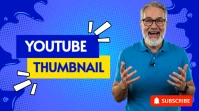 Blue Professional Youtube Thumbnail Digital Display (16:9) template