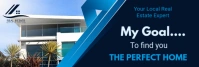Blue Realtor Linkedin Banner Template