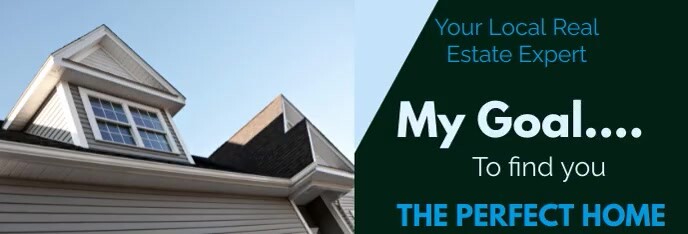 Blue Realtor Linkedin Banner Template | PosterMyWall