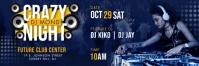 Blue Retro Female DJ Email Header Template