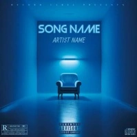 BLUE ROOM ALBUM MIXTAPE SONG COVER TEMPLATE