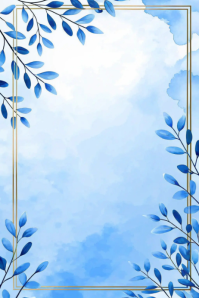 Blue Serenity Fame Plakat template