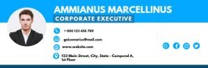 สีขาว Corporate Executive Email Header Email Header Template