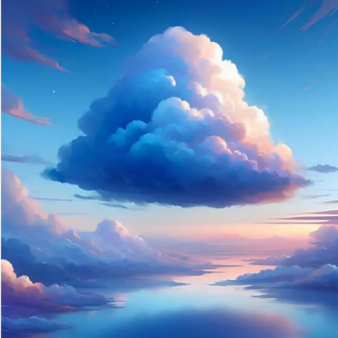 Blue Sky Template PosterMyWall