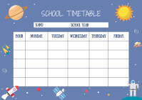 6 210 School Timetable Template Customizable Design Templates Postermywall