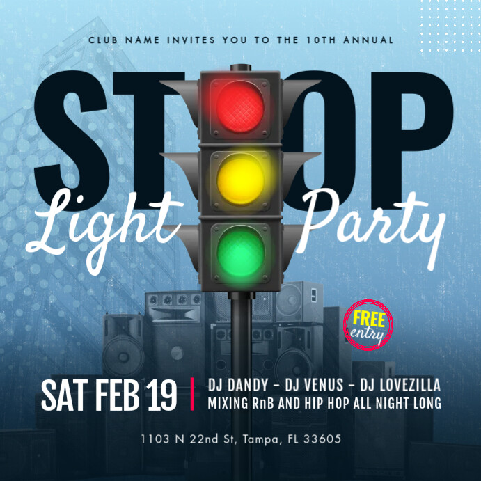 Stop Light Template