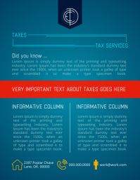 70 customizable design templates for tax postermywall