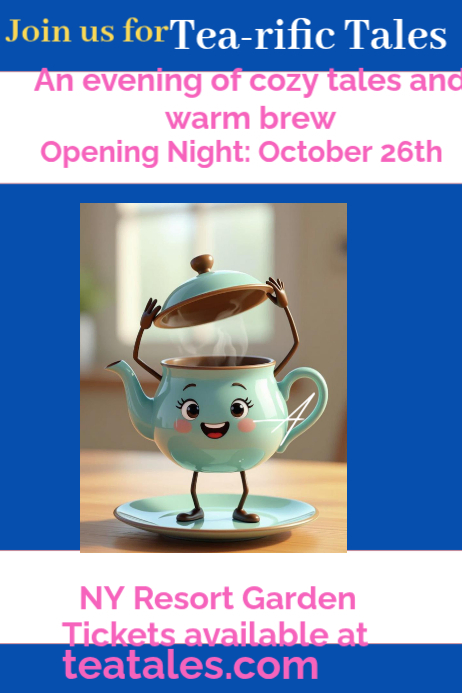 Blue Tea Poster Blue Tea Event Posters Template | PosterMyWall