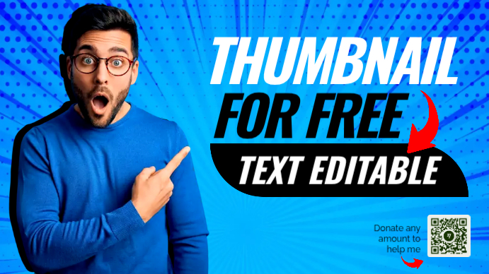 Blue Thumbnail For Free Template | PosterMyWall