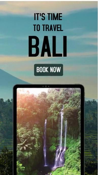 Blue Time Travel Instagram Story template