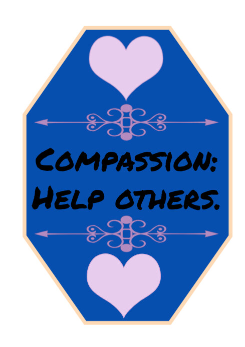 Copy of Blue Typographic Compassion:help Others A4 | PosterMyWall
