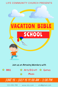 Vacation Bible School Template PosterMyWall