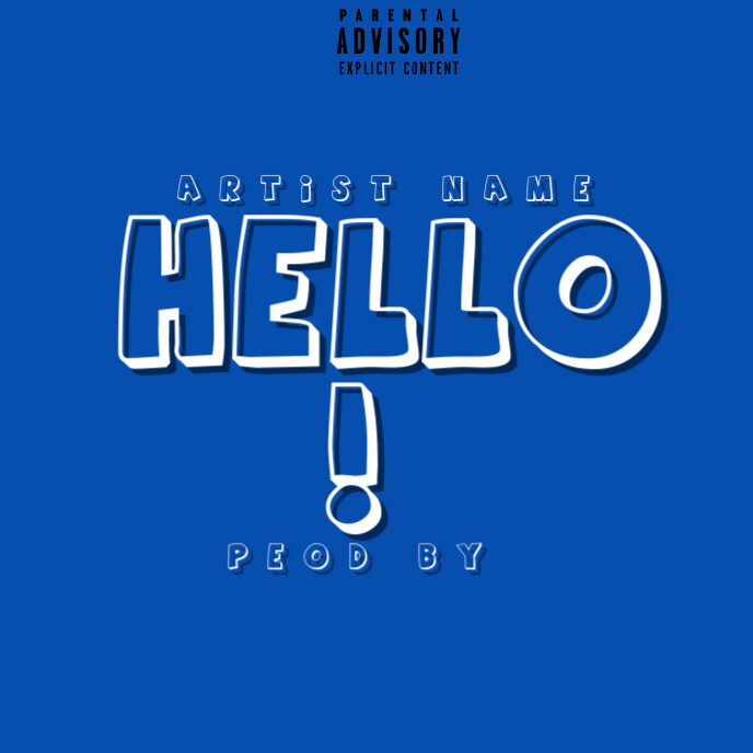 Blue Vintage Cd Mixtape Album Cover Template | PosterMyWall