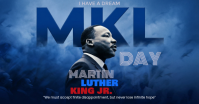 Blue Vintage Martin Luther King Jr. Day Facebook Shared Image template