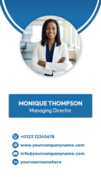 白色 Business Card Business Card Template