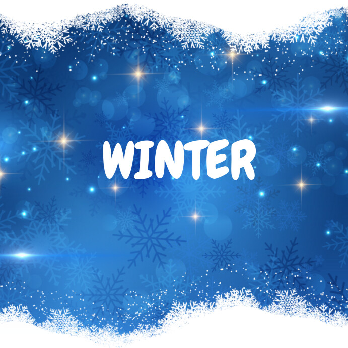 Plantilla de Blue Winter Template Instagram Post | PosterMyWall