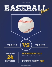 Baseball Game Template | PosterMyWall