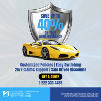 Car Insurance Promotion Template | PosterMyWall