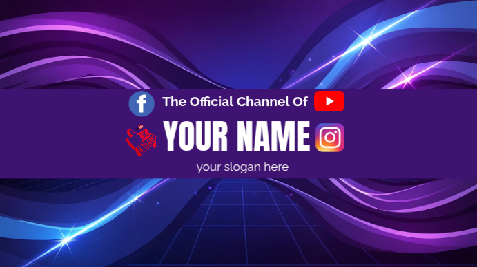 Youtube Channel Cover Template | PosterMyWall