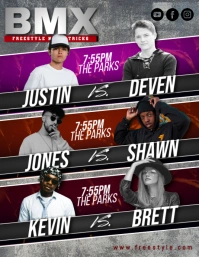 BMX Freestyle Competition Flyer (US Letter) template