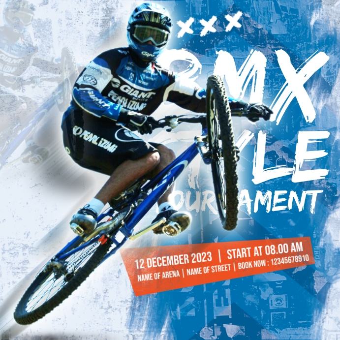 BMX Style Ads Instagram Post template