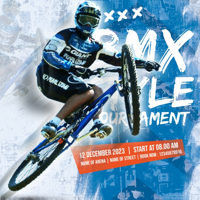 BMX Style Ads Instagram 帖子 template