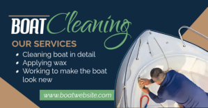 Boat Cleaning Fb Post Facebook Shared Image template