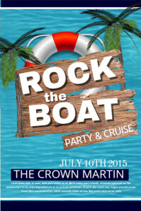 13 290 Boat Party Customizable Design Templates Postermywall