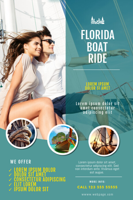 Boat Ride Business Flyer Template | PosterMyWall