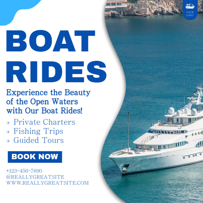 Boat Rides Template | PosterMyWall