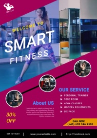 body building A4 template