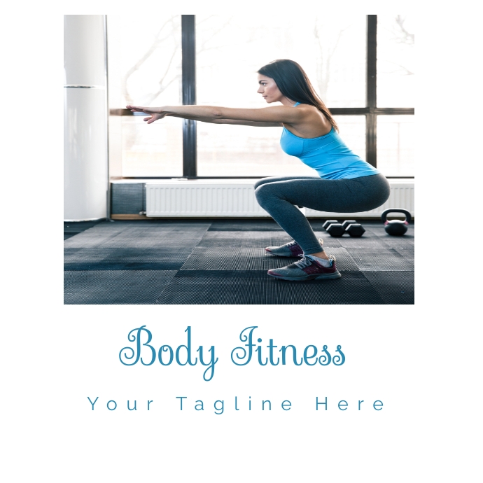 Body Fit Design Copy of body fitness | PosterMyWall