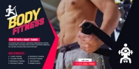 Body Fitness GYM Banner template