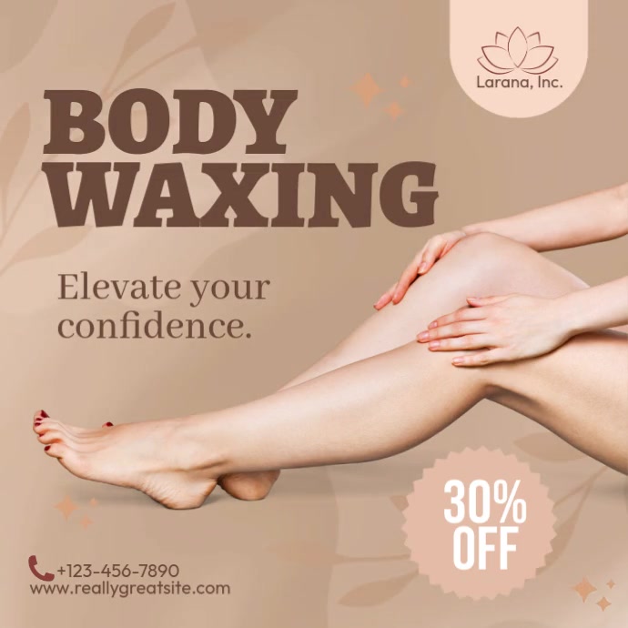 Body Waxing Ads Template | PosterMyWall