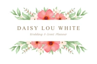 Boho Chic Floral Business Company Name Label template