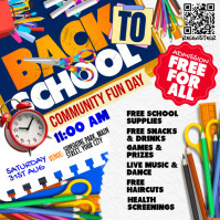 Bold Back to School Bash Wpis na Instagrama template