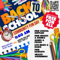 Bold Back to School Bash Instagram Post template